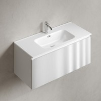 Тумба под раковину Sancos SNOB R 1.0, SNR1.0100W, 100 см, подвесная, Bianco