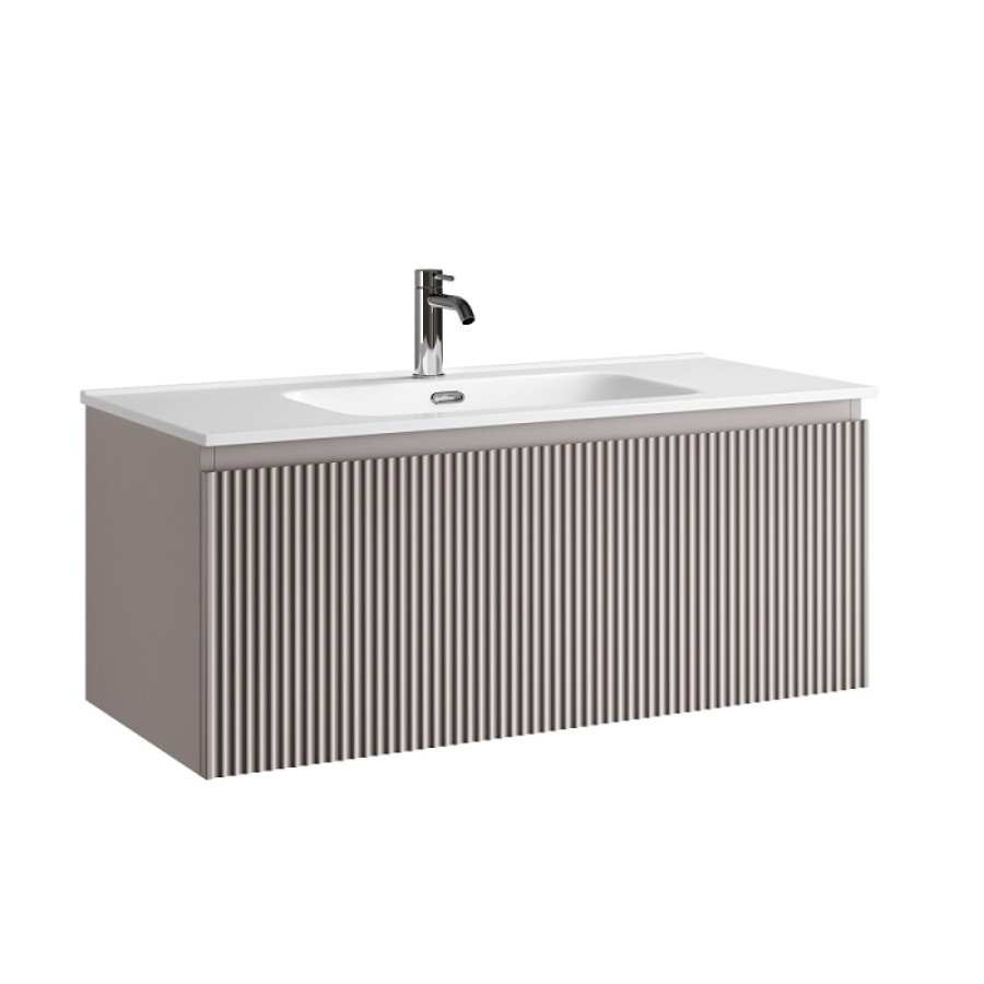 Тумба под раковину Sancos SNOB R 1.0, SNR1.0100SM, 100 см, подвесная, Doha Soft
