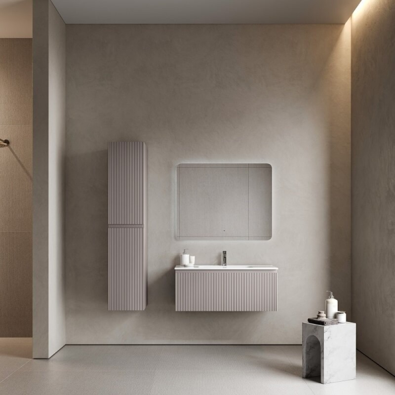 Тумба под раковину Sancos SNOB R 1.0, SNR1.0100SM, 100 см, подвесная, Doha Soft