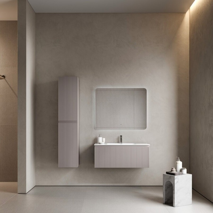 Тумба под раковину Sancos SNOB R 1.0, SNR1.0100SM, 100 см, подвесная, Doha Soft
