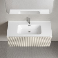 Тумба под раковину Sancos SNOB R 1.0, SNR1.0100CE, 100 см, подвесная, Beige Soft