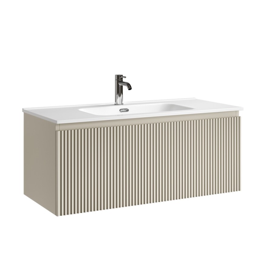 Тумба под раковину Sancos SNOB R 1.0, SNR1.0100CE, 100 см, подвесная, Beige Soft