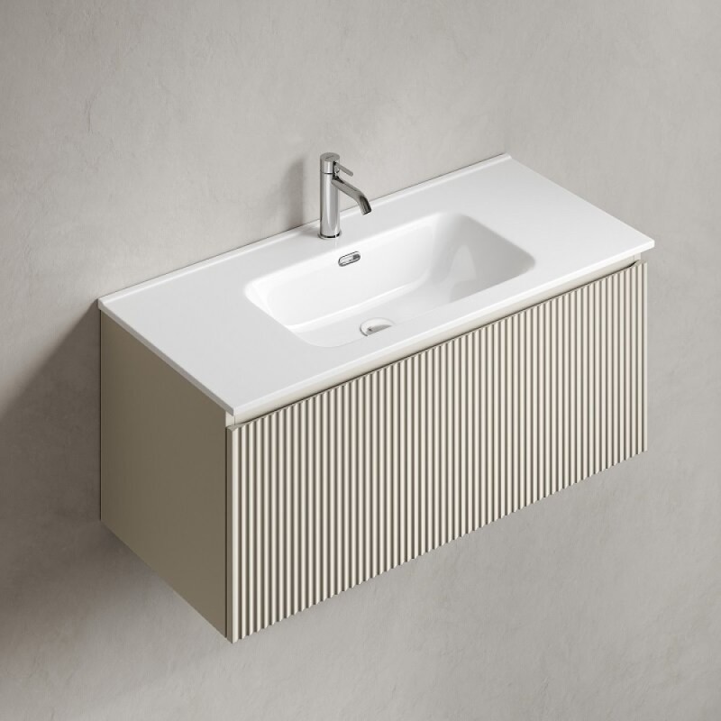 Тумба под раковину Sancos SNOB R 1.0, SNR1.0100CE, 100 см, подвесная, Beige Soft