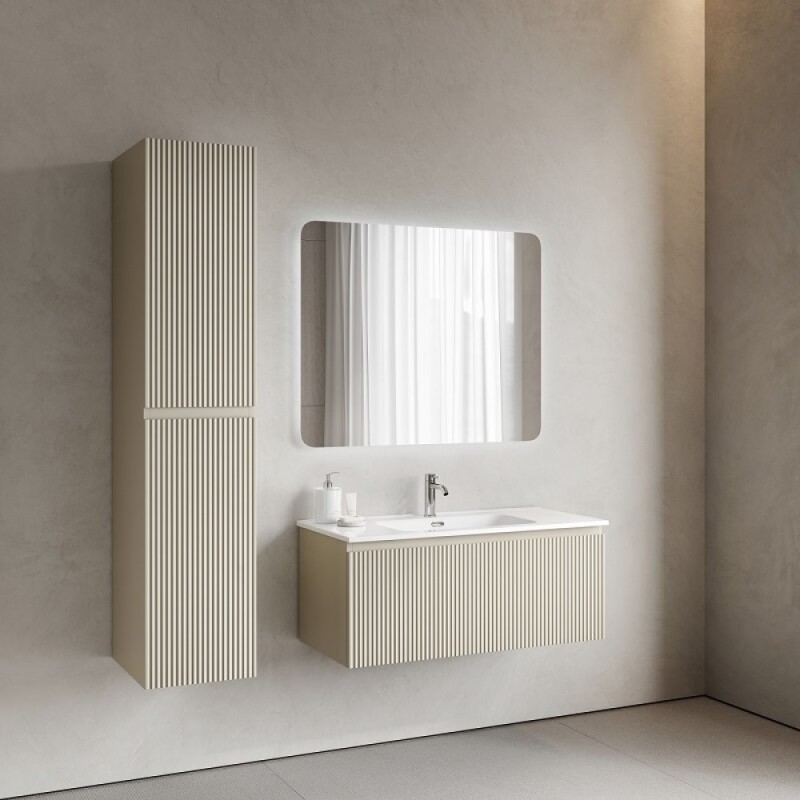 Тумба под раковину Sancos SNOB R 1.0, SNR1.0100CE, 100 см, подвесная, Beige Soft
