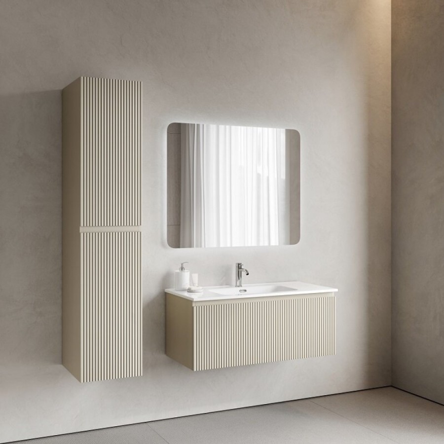 Тумба под раковину Sancos SNOB R 1.0, SNR1.0100CE, 100 см, подвесная, Beige Soft