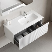 Тумба под раковину Sancos SNOB R 1.0, SNR1.0100RW, 100 см, подвесная, чаша правая, Bianco
