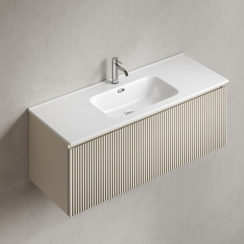 Тумба под раковину Sancos SNOB R 1.0, SNR1.0120CE, 120 см, подвесная, Beige Soft