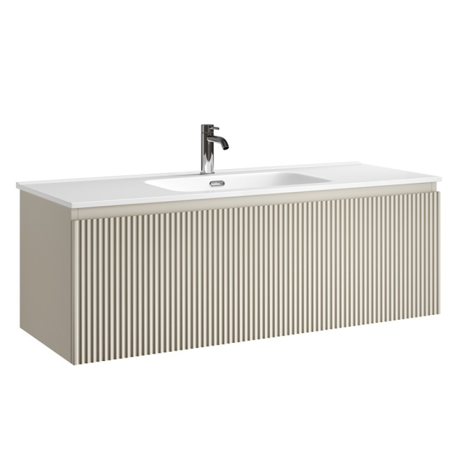 Тумба под раковину Sancos SNOB R 1.0, SNR1.0120CE, 120 см, подвесная, Beige Soft