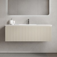 Тумба под раковину Sancos SNOB R 1.0, SNR1.0120CE, 120 см, подвесная, Beige Soft