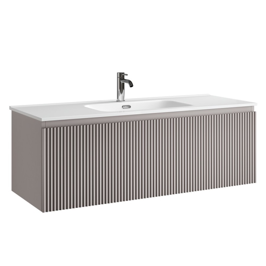 Тумба под раковину Sancos SNOB R 1.0, SNR1.0120SM, 120 см, подвесная, Doha Soft