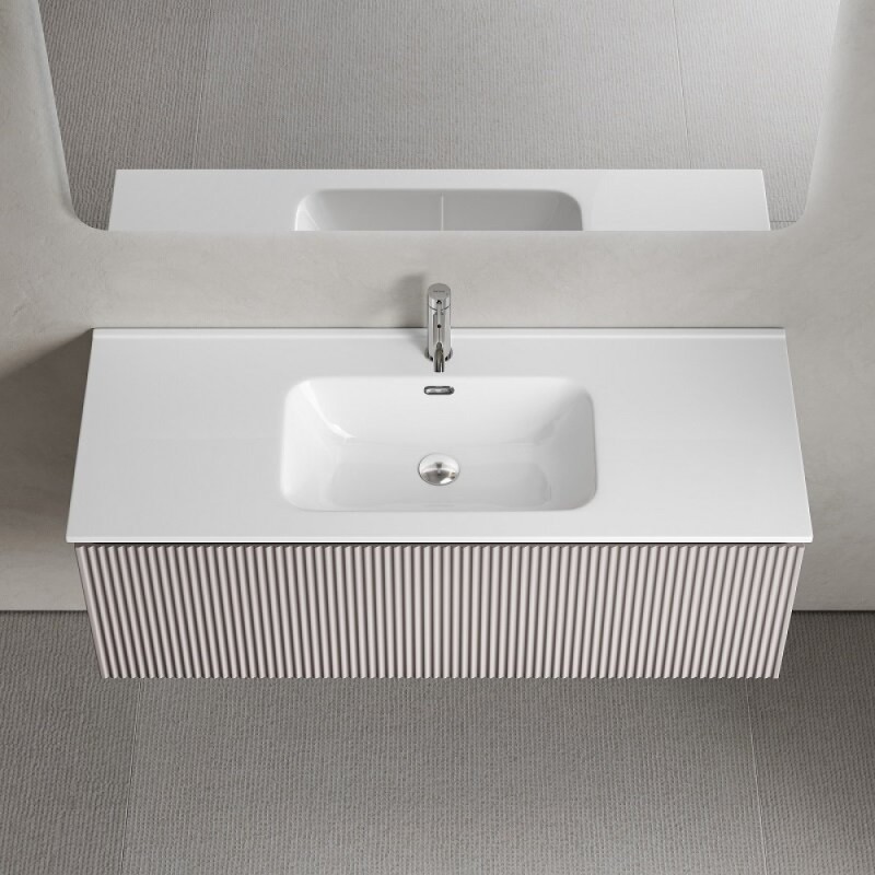 Тумба под раковину Sancos SNOB R 1.0, SNR1.0120SM, 120 см, подвесная, Doha Soft