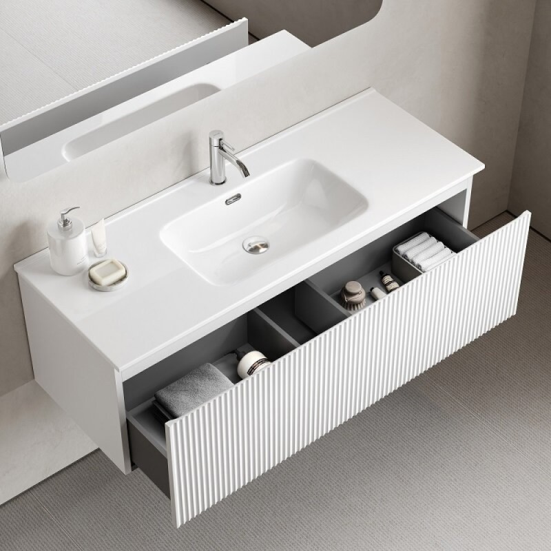 Тумба под раковину Sancos SNOB R 1.0, SNR1.0120W, 120 см, подвесная, Bianco