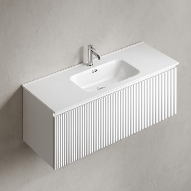 Тумба под раковину Sancos SNOB R 1.0, SNR1.0120W, 120 см, подвесная, Bianco