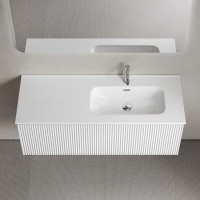 Тумба под раковину Sancos SNOB R 1.0, SNR1.0120RW, 120 см, подвесная, чаша правая, Bianco