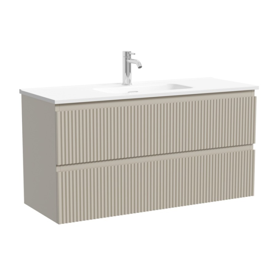 Тумба под раковину Sancos Snob R SNR100/39CE, 100 см, подвесная, Beige Soft
