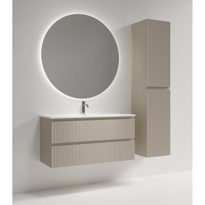 Тумба под раковину Sancos Snob R SNR100/39CE, 100 см, подвесная, Beige Soft