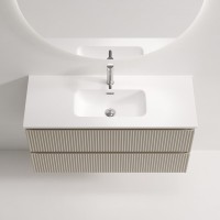 Тумба под раковину Sancos Snob R SNR100/39CE, 100 см, подвесная, Beige Soft