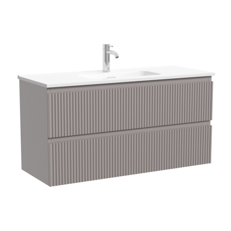 Тумба под раковину Sancos Snob R SNR100/39SM, 100 см, подвесная, Doha Soft