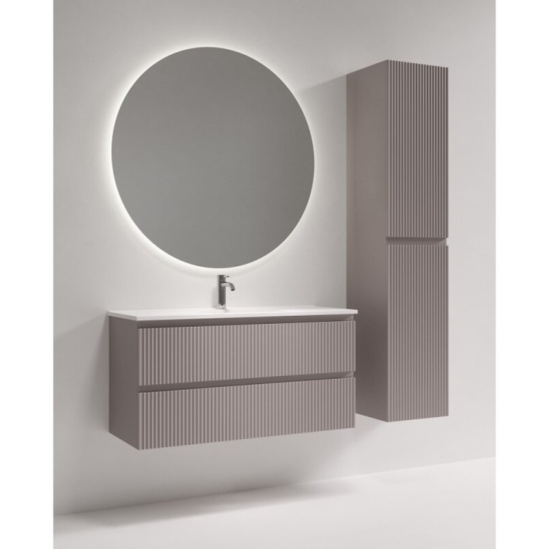 Тумба под раковину Sancos Snob R SNR100/39SM, 100 см, подвесная, Doha Soft