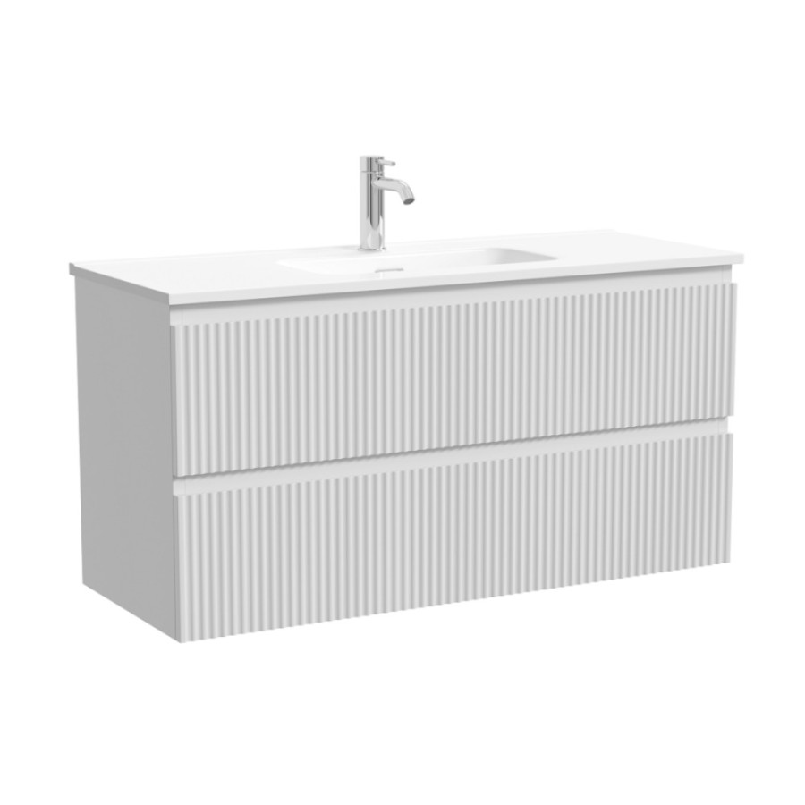 Тумба под раковину Sancos Snob R SNR100/39W, 100 см, подвесная, Bianco