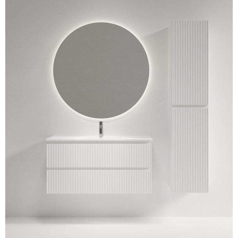 Тумба под раковину Sancos Snob R SNR100/39W, 100 см, подвесная, Bianco