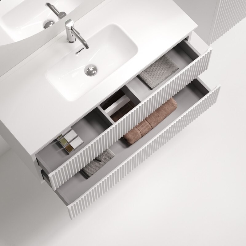 Тумба под раковину Sancos Snob R SNR100/39W, 100 см, подвесная, Bianco