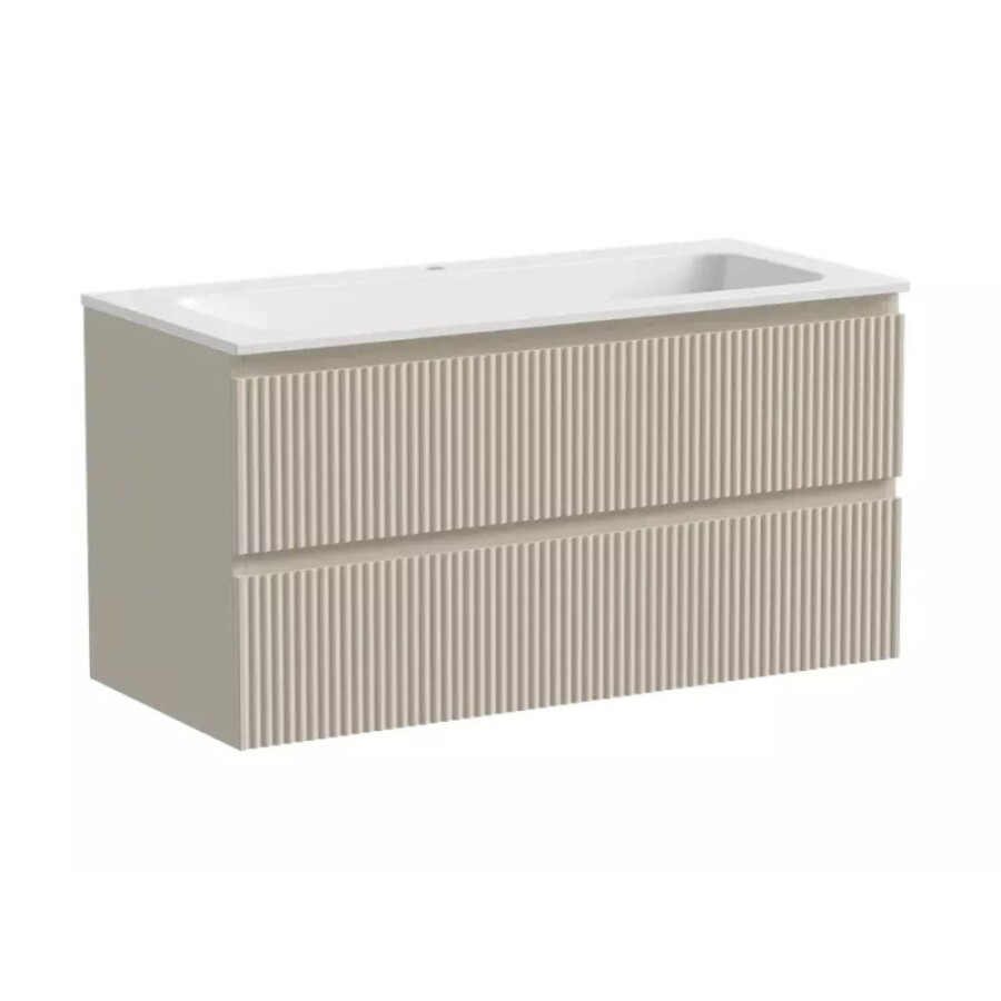 Тумба под раковину Sancos Snob R 100 см подвесная, Beige Soft, SNR100CE