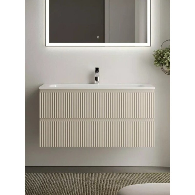 Тумба под раковину Sancos Snob R 100 см подвесная, Beige Soft, SNR100CE
