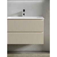 Тумба под раковину Sancos Snob R 100 см подвесная, правая, Beige Soft, SNR100RCE