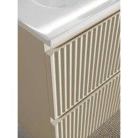 Тумба под раковину Sancos Snob R 100 см подвесная, правая, Beige Soft, SNR100RCE