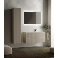 Тумба под раковину Sancos Snob R 100 см подвесная, правая, Beige Soft, SNR100RCE