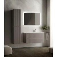 Тумба под раковину Sancos Snob R 100 см подвесная, правая, Doha Soft, SNR100RSM
