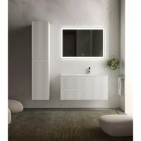 Тумба под раковину Sancos Snob R 100 см подвесная, правая, Bianco, SNR100RW