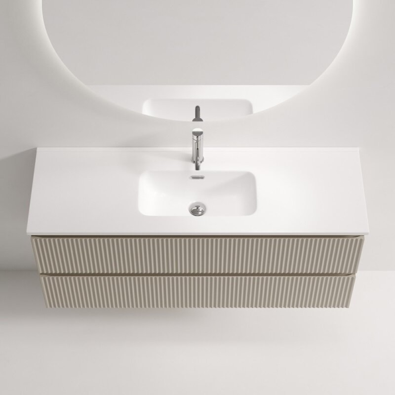 Тумба под раковину Sancos Snob R SNR120/39CE, 120 см, подвесная, Beige Soft