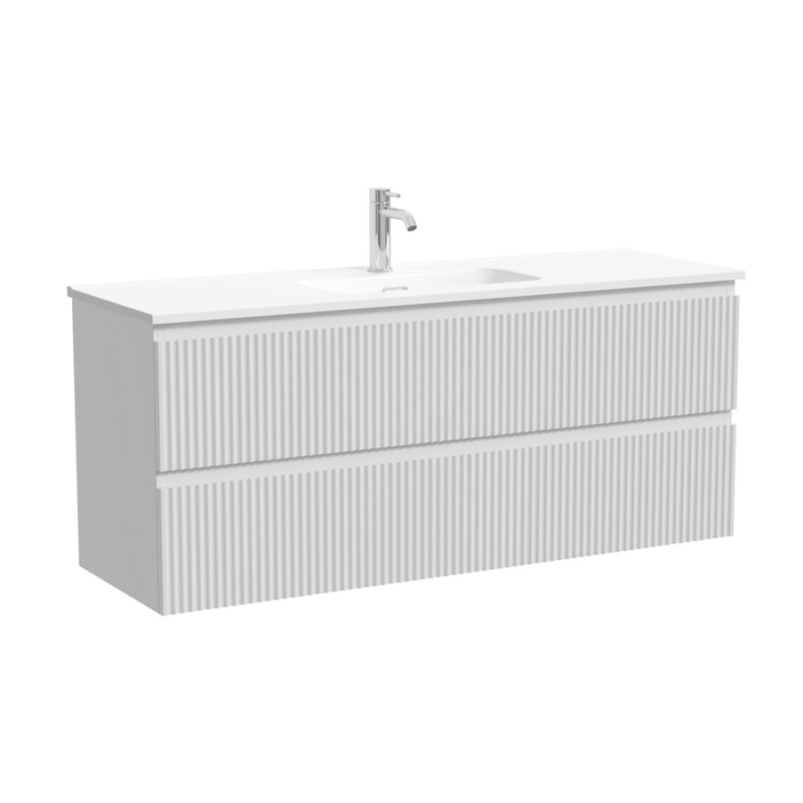 Тумба под раковину Sancos Snob R SNR120/39W, 120 см, подвесная, Bianco