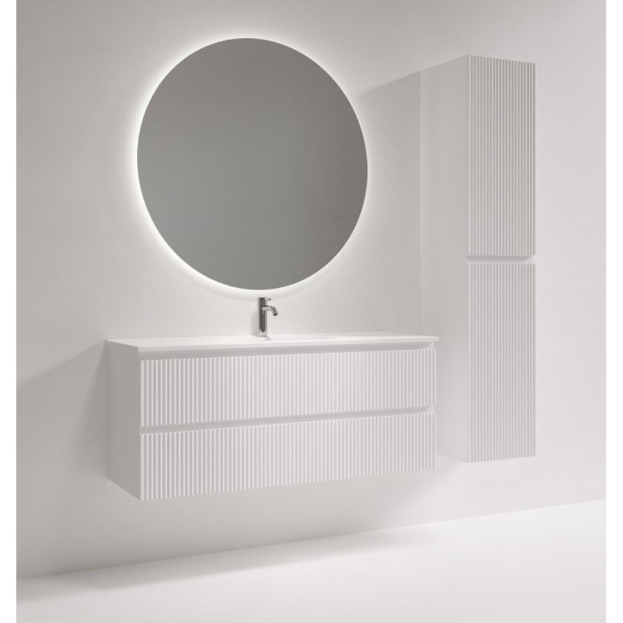 Тумба под раковину Sancos Snob R SNR120/39W, 120 см, подвесная, Bianco