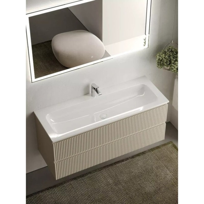 Тумба под раковину Sancos Snob R 120 см подвесная, Beige Soft, SNR120CE