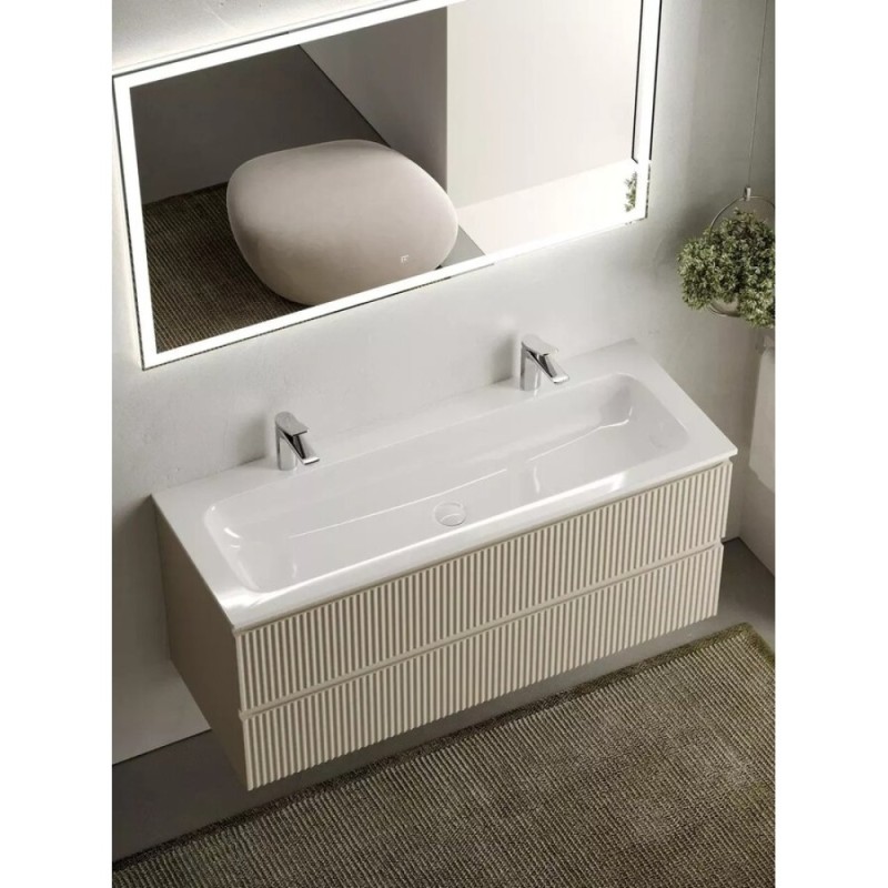 Тумба под раковину Sancos Snob R 120 см подвесная, Beige Soft, SNR120CE