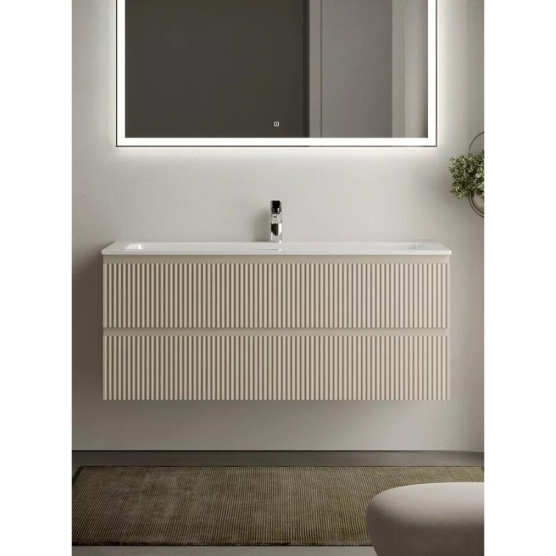 Тумба под раковину Sancos Snob R 120 см подвесная, Beige Soft, SNR120CE