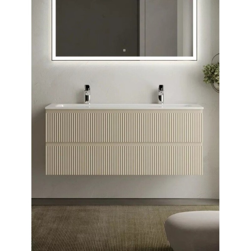 Тумба под раковину Sancos Snob R 120 см подвесная, Beige Soft, SNR120CE