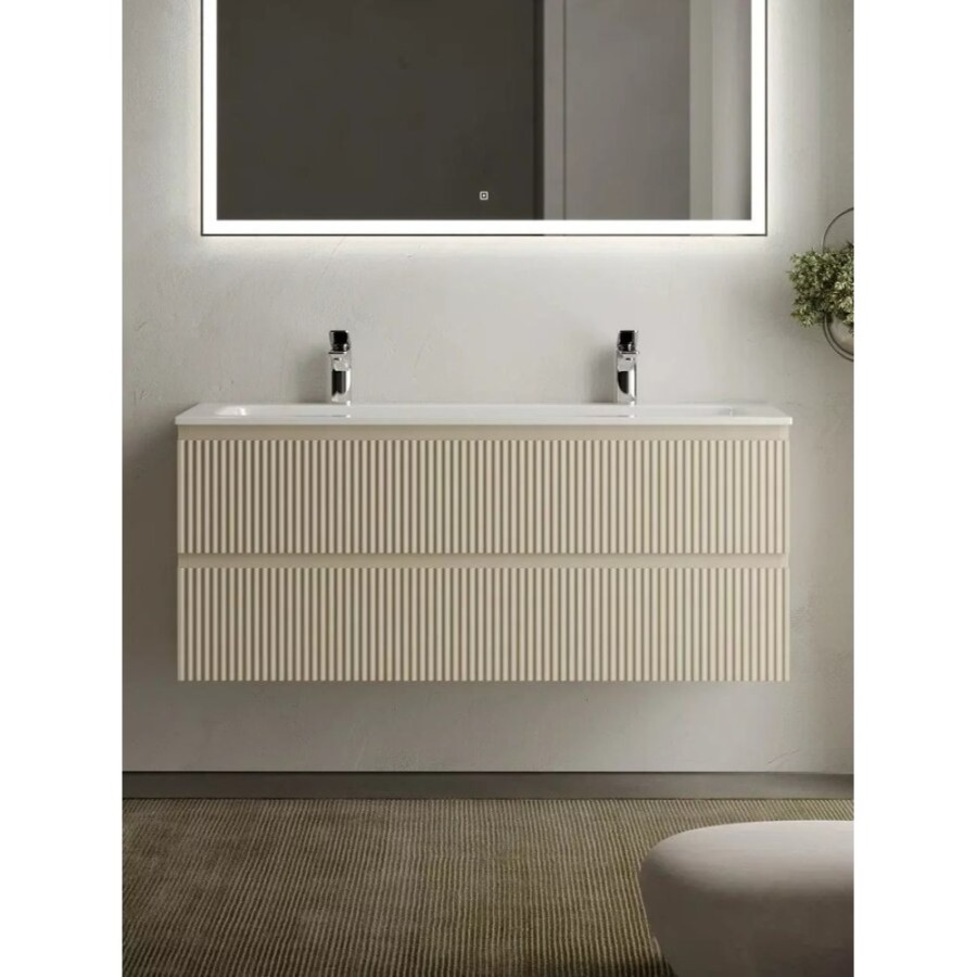 Тумба под раковину Sancos Snob R 120 см подвесная, Beige Soft, SNR120CE