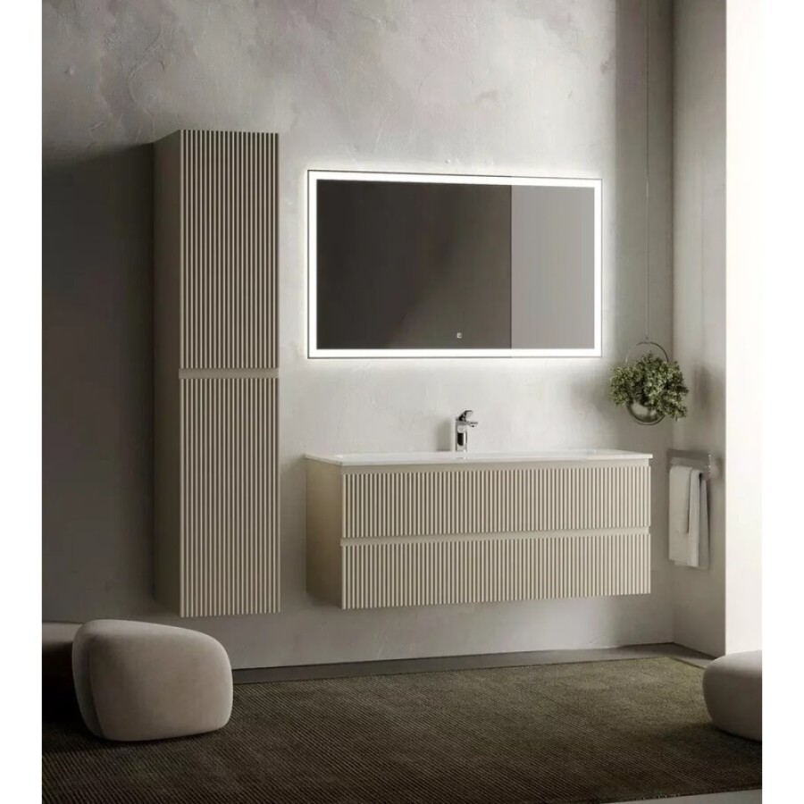 Тумба под раковину Sancos Snob R 120 см подвесная, Beige Soft, SNR120CE