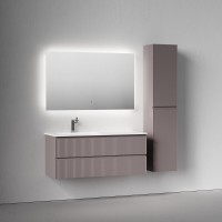 Тумба под раковину Sancos Snob R SNR120LSM, 120 см подвесная, Doha Soft, левая
