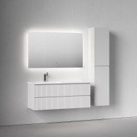 Тумба под раковину Sancos Snob R SNR120LW, 120 см подвесная, Bianco, левая