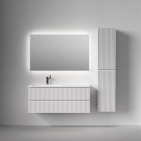 Тумба под раковину Sancos Snob R SNR120LW, 120 см подвесная, Bianco, левая