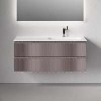Тумба под раковину Sancos Snob R SNR120RSM, 120 см подвесная, Doha Soft, правая