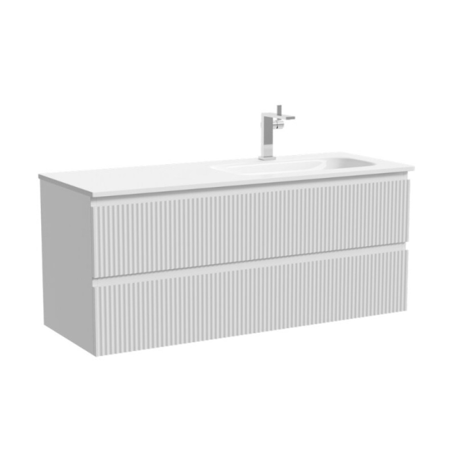 Тумба под раковину Sancos Snob R SNR120RW, 120 см подвесная, Bianco, правая