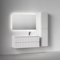 Тумба под раковину Sancos Snob R SNR120RW, 120 см подвесная, Bianco, правая