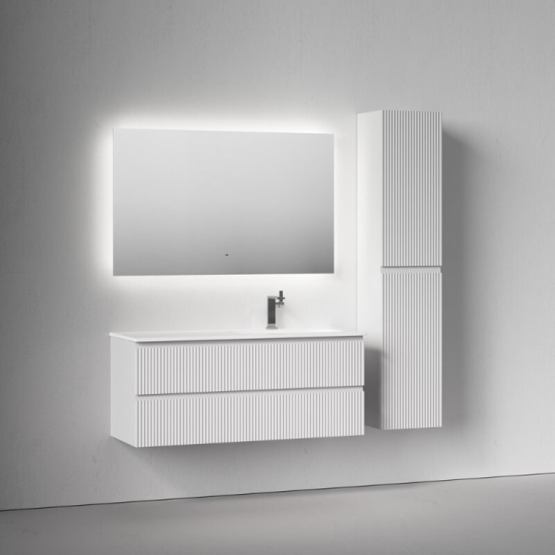 Тумба под раковину Sancos Snob R SNR120RW, 120 см подвесная, Bianco, правая