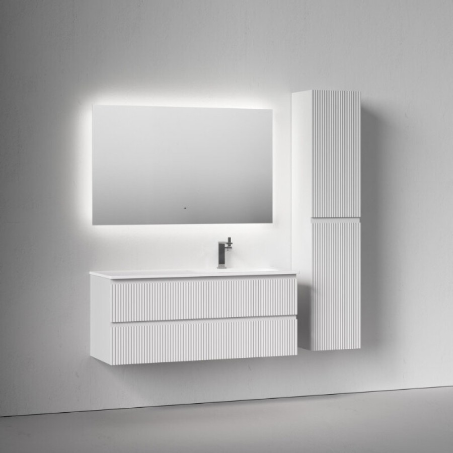 Тумба под раковину Sancos Snob R SNR120RW, 120 см подвесная, Bianco, правая
